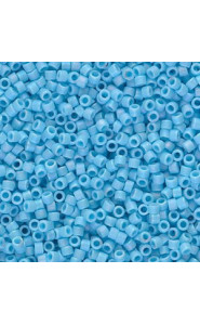 Miyuki delica Beads 11/0 - Matted opaque sky blue ab DB-879
